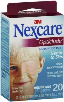 Nexcare Opticlude Regular 20τμχ – Οφθαλμικοί Επίδεσμοι για Θεραπεία Αμβλυωπίας