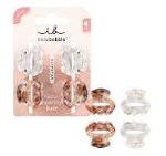 Invisibobble Clipstar Petit Bijoux Μίνι Κλάμερ, 4τεμ