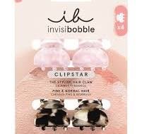 Invisibobble Clipstar Happy Healthy Hair Μίνι Κλάμερ, 4τεμ