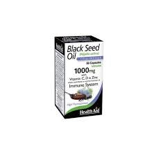 Health Aid Black Seed Oil 1000mg 60caps – Μαύρο Κύμινο για Άμυνα & Υγεία