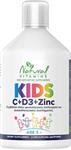 NATURAL VITAMINS KIDS SIRUP C+D3+ZINC 500 ML