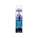 Oral-B iO Ultimate Clean Black Ανταλλακτικές Κεφαλές Ηλεκτρικής Οδοντόβουρτσας για Αποτελεσματικό Καθαρισμό, Μαύρο Χρώμα, 2τεμ
