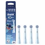 Oral-B iO Kids Disney Stitch Ηλεκτρική Κεφαλή Οδοντόβουρτσας απο 6+ ετών, 4τεμ