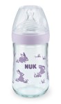 NUK Nature Sense Μπιμπερό γυάλινο 240ml Με Δείκτη Ελέγχου Θερμοκρασίας