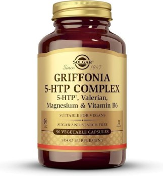 Solgar Griffonia 5-HTP Complex, 90 Vegetable Capsules – Διάθεση, Ύπνος & Ευεξία