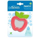 Dr. Brown's Aqua Cool Δροσιστικός Κρίκος Οδοντοφυίας Μήλο από Σιλικόνη 3m+, 1τεμ