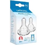 Dr. Brown's Θηλές Σιλικόνης Αργής Ροής 0+ μηνών, 2τεμ