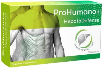 ProHumano+ HepatoDefense – Υποστήριξη της Φυσιολογικής Λειτουργίας του Ήπατος 20 caps