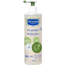 Mustela Bio Micellar Water Βιολογικό Μικκυλιακό Νερό Καθαρισμού για Σώμα & Πρόσωπο, 400ml