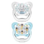 Dr. Brown's Prevent Ορθοπεδική Πιπίλα Πεταλούδα ΓΑΛΑΖΙΟ (PV 12402) για Μωρά 0-6 μηνών, 2τεμ