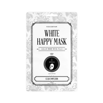 VICAN Kocostar White Happy Mask Μάσκα Προσώπου με Νιασιναμίδη 1τμχ