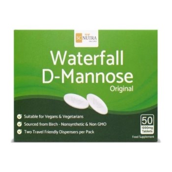 Waterfall D-Mannose Original 1000mg 50tabs - Μαννόζη σε ταμπλετες για τη θεραπεία ουρολοιμώξεων