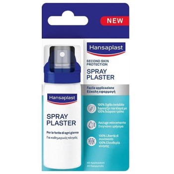 Hansaplast Spray Plaster 40ml - Eπίθεμα Σε Μορφή Σπρέυ Για Την Κάλυψη & Προστασία Μικρών, Επιφανειακών & Ξηρών Πληγών