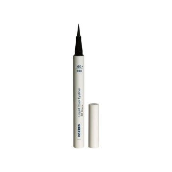 Korres Liquid Eye Liner 01 Black 1ml - Αδιάβροχο Στυλό Ματιών