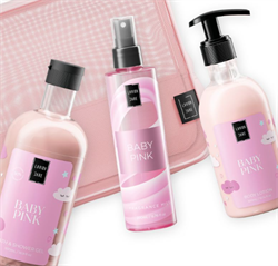 Σετ Περιποίησης για Ενυδάτωση & Καθαρισμό Σώματος Baby Pink 3τμχ