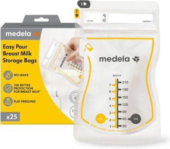 Medela Σακουλάκια Αποθήκευσης Μητρικού Γάλακτος 210ml 25τμχ