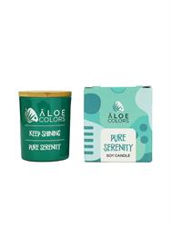 Aloe Colors Soy Candle Pure Serenity Αρωματικό Κερί Σόγιας, 150g