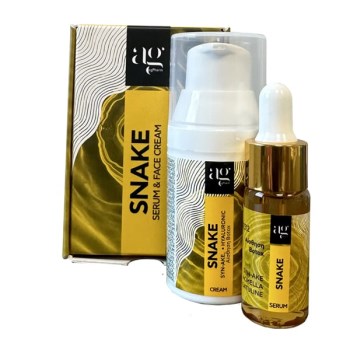 Ag Pharm Snake Promo με Serum Ορός Προσώπου για Αντιγήρανση, 10ml & Face Cream Ενυδατική Κρέμα Προσώπου, 30ml, 1σετ