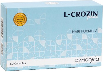 Dermageria L-Crozin Plus Hair & Nail Formula 60 κάψουλες