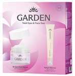 Garden Total Eyes & Face Duo με Αντιρυτιδική Κρέμα με Υαλουρονικό Οξύ, 50ml & Κρέμα Ματιών, 20ml
