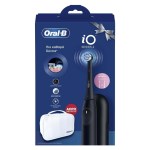 Oral-B Io Series 2 Ηλεκτρική Οδοντόβουρτσα με Αισθητήρα Πίεσης και Θήκη Ταξιδίου & Δώρο Νεσεσέρ Μαύρη