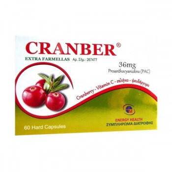 Cranber 36mg 60 κάψουλες Medichrom