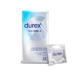 Durex Προφυλακτικά Εξαιρετικά Λεπτά Invisible Κανονική Εφαρμογή, 12τεμ
