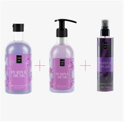 Lavish body care set purple musk (3 pcs)