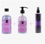 Lavish body care set purple musk (3 pcs)