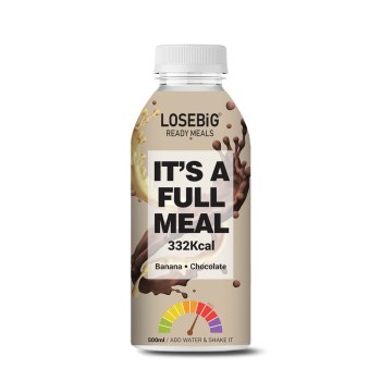 Losebig Full Meal 332Kcal 500ml - Banana - Chocolate Ειδικό Συμπλήρωμα Διατροφής 500ml