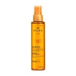 Nuxe Sun Tanning Oil Πρόσωπο-Σώμα SPF10 150ml – Λάδι Ηλιοθεραπείας για Γρήγορο & Λαμπερό Μαύρισμα