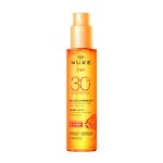Nuxe Sun Tanning Oil SPF30 150ml – Λάδι Ηλιοθεραπείας Προσώπου & Σώματος με Μέτρια Προστασία