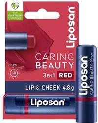 Liposan Caring Beauty Lip&Cheek 3in1 Red 4.8g