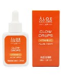 Aloe+Colors Glow Drops Καταπραϋντικό & Ενυδατικό Serum Προσώπου με Βιταμίνη C & Υαλουρονικό Οξύ για Αποτοξίνωση & Λάμψη, 50ml