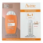 Avene Promo Ultra Fluid Perfector Spf50+ Tinted Αντηλιακή Κρέμα με Χρώμα 50ml & Eau Micellaire Πρόσωπο & Μάτια 100ml