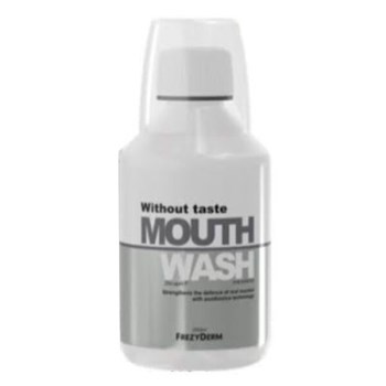 Frezyderm Mouthwash Without Taste Στοματικό Διάλυμα Χωρίς Γεύση & Άρωμα 250ml – Ουδέτερο & Ήπιο Καθαρισμό για Ευαίσθητο Στόμα