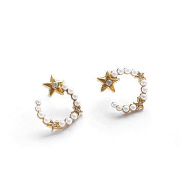 LUNA Earrings Gold !