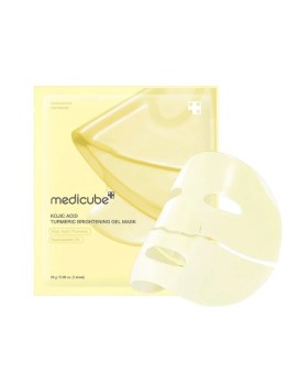 Μedicube Kojic Acid Turmeric Brightening Gel Mask- Overnight μάσκα με ρετινόλη και kojic acid