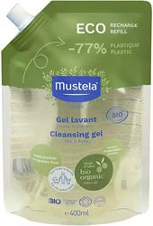 Mustela Eco-Refill Organic Cleansing Gel Τζελ Καθαρισμού για Σώμα & Μαλλιά Ανταλλακτική Συσκευασία, 400ml