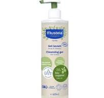 Mustela Bio Cleansing Gel Βιολογικό Τζελ Καθαρισμού για Μαλλιά & Σώμα, 400ml