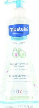 Mustela Νερό Καθαρισμού 500ml με Αντλία – Ήπιο Καθαριστικό για Πρόσωπο, Σώμα & Περιοχή Πάνας