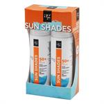 Ag Pharm Promo Sun Shades Αντηλιακή Κρέμα Προσώπου με Πρεβιοτικά & Χρώμα SPF50+ 2x50ml [1+1 ΔΩΡΟ]