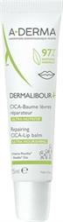 A-Derma Dermalibour+ Repairing Cica-Lip Balm Βάλσαμο Χειλιών για Σκασμένα & Ξηρά Χείλη, 15ml