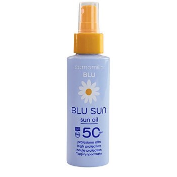 Camomilla Blu Sun Oil SPF50 100ml Αντηλιακό Λάδι Σώματος Υψηλής Προστασίας