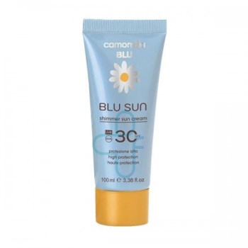 Camomilla Blu Sun Shimmer Cream SPF30 100ml Αντηλιακή Κρέμα Σώματος με Λάμψη