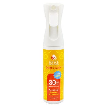 Aloe Colors Into the Sun Invisible Dry Touch Oil Αντηλιακό Λάδι για Πρόσωπο, Σώμα & Μαλλιά SPF30, 240ml