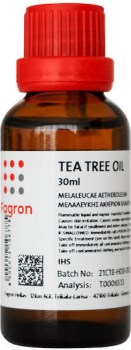 Fagron Αιθέριο Έλαιο Tea Tree 30ml – Φυσική Αντισηπτική Προστασία για Δέρμα & Μαλλιά