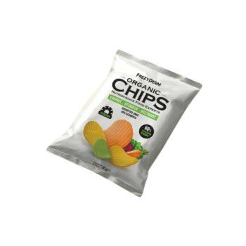 Frezyderm Organic Chips Carrot-spinach-beetroot Βιολογικό Σνακ Γεύση Καρότο Σπανάκι Παντζάρι 85g