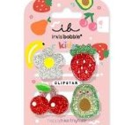 Invisibobble Clipstar Kids Frutti Fun Παιδικά Τσιμπιδάκια Μαλλιών, 4τεμ