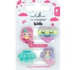 Invisibobble Clipstar Kids Mermaid Dreams Παιδικά Τσιμπιδάκια Μαλλιών, 4τεμ
